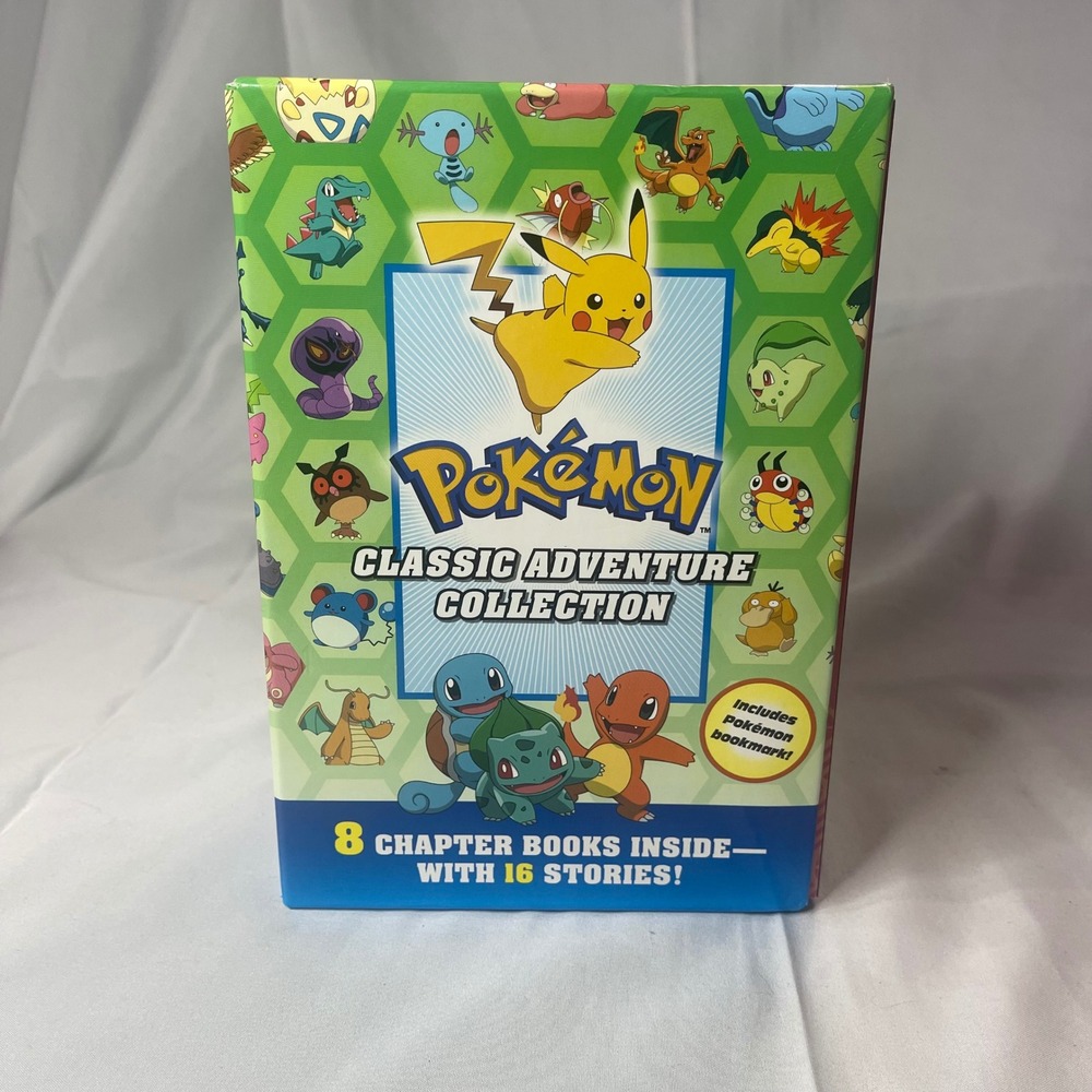 Pokemon Classic Adventure Collection 8 Chapter Books 16 Stories Scholastic Set
